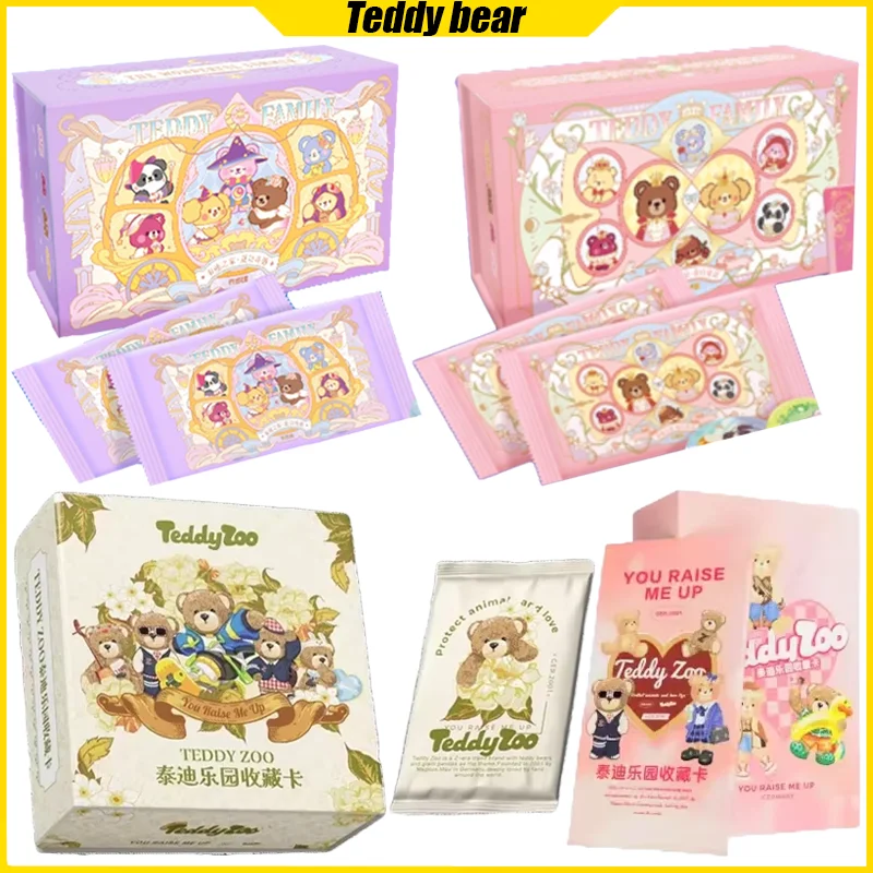 Board Game China - Cartões de urso de pelúcia, zoológico