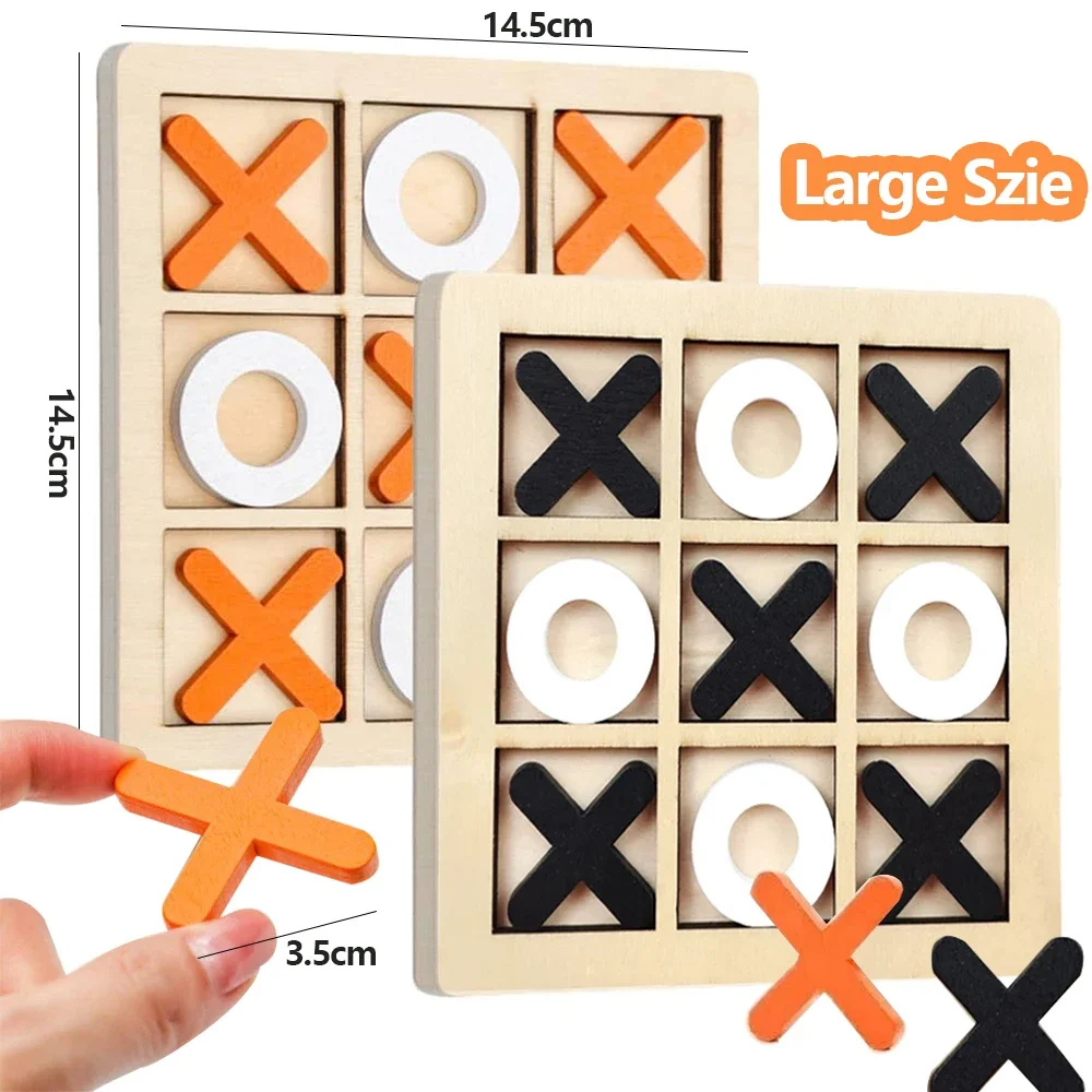 Board Game Word - Jogo de madeira xo tic tac