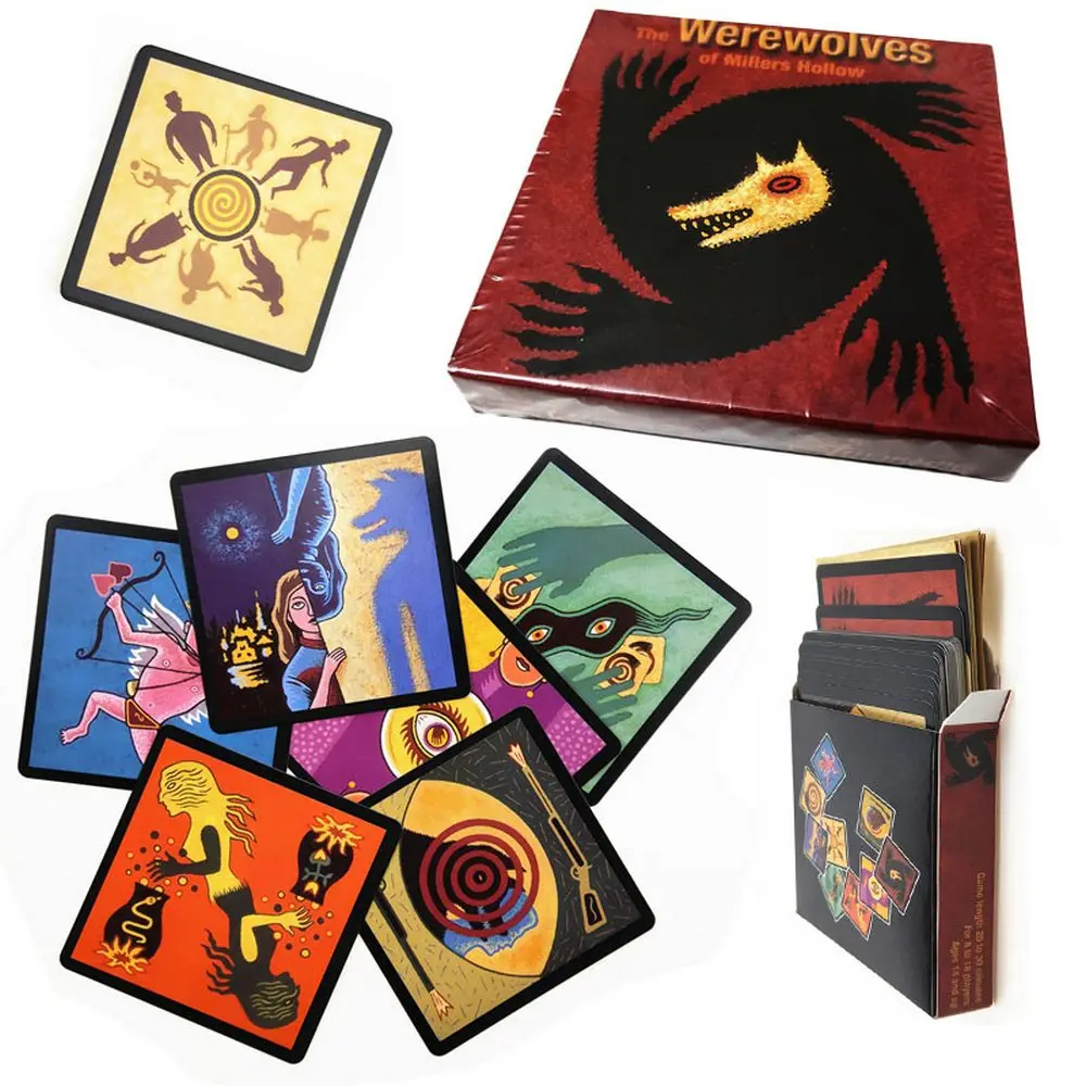 Board Game Werewolf - Jogo de Tabuleiro Werewolf Killing Game,