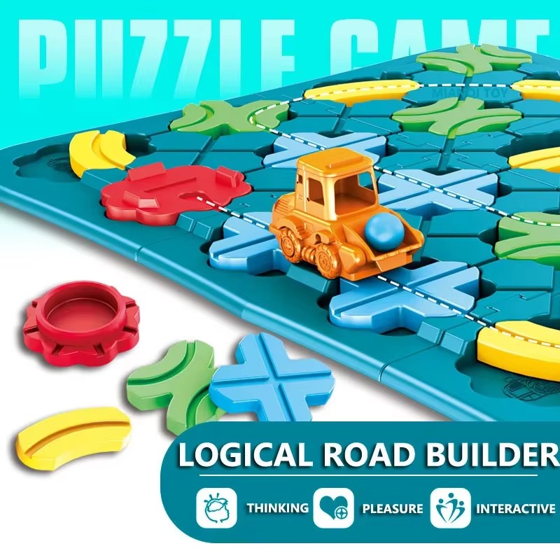 Board Game Idea - Labirinto de estrada montessori lógica road