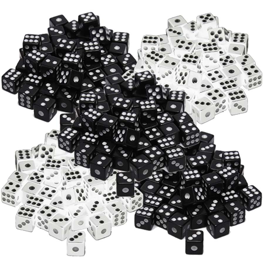 100pcs 8mm pequenos dados de c - Board Game Sequence avaliação e preço