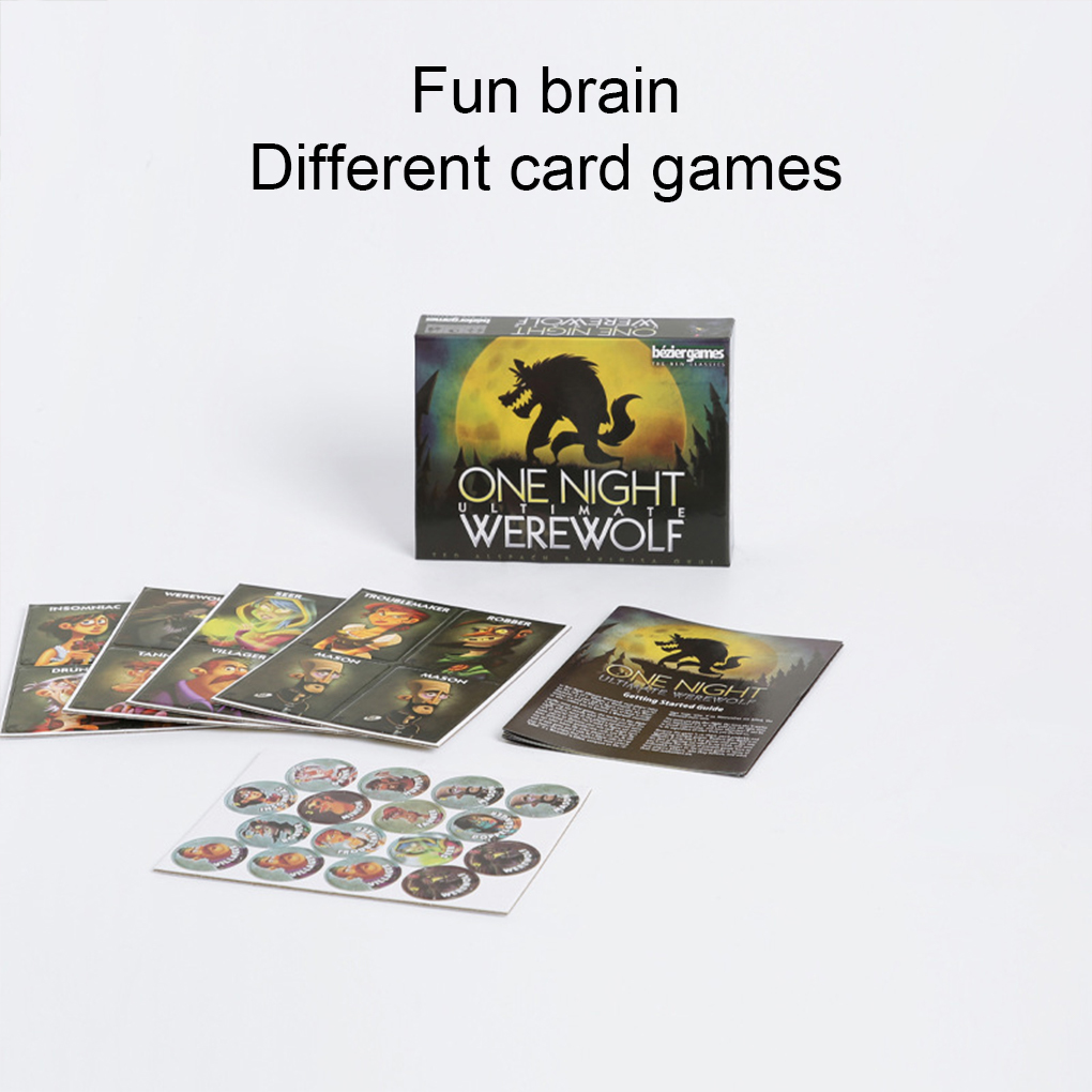 Uma noite final lobisomem cart - Board Game Werewolf avaliação e preço