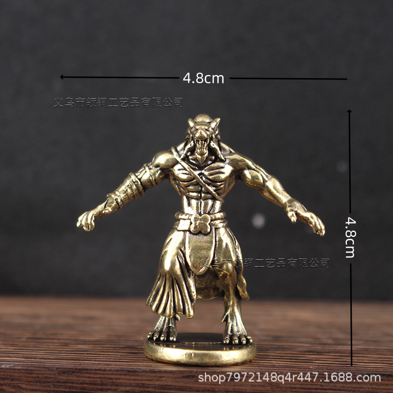 Lobo de bronze em miniatura or - Board Game Werewolf avaliação e preço