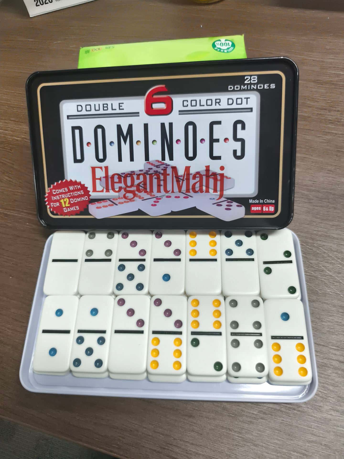Conjunto de Dominó Elegante Ma - Board Game Dots avaliação e preço