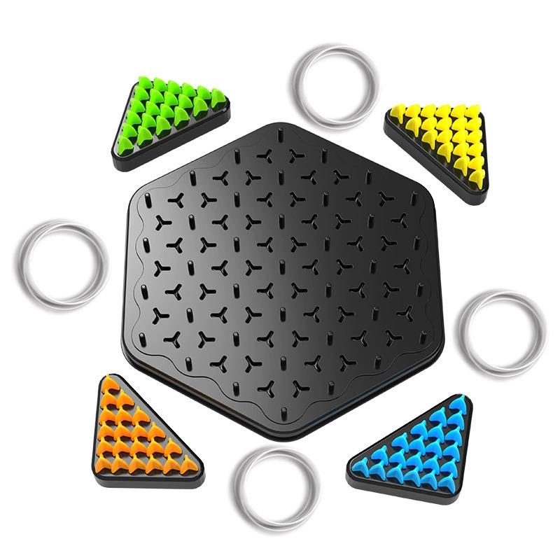 Jogo de Xadrez Triangular com  - Board Game Sequence avaliação e preço